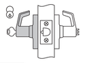 Corbin Russwin CL3129 PZD Grade 1 Hotel Vandal Resistance Cylindrical Lever Lock