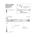 Corbin Russwin ED5860 630 Concealed Vertical Rod Exit Device, Satin Stainless Steel Finish