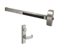 Sargent 12-8804 ETL Fire-Rated Rim Exit Device w/ 704 ETL Night Latch Lever Trim