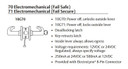 Sargent 10XG70 LP Electromechanical Cylindrical Lever Lock (Fail Safe)