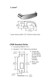 Sargent 5556-8915 ETL Mortise Exit Device, Request To Exit Switch and Electric Latch Retraction w/ 715 ETL Passage Lever Trim