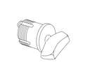 Schlage 09-904 118 Classroom Thumbturn Cylinder For L Series, 1-1/8"