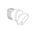 Schlage 09-905 Classroom Thumbturn Cylinder For L Series, 1-1/8"