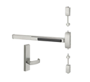 Sargent 1256-8715 ETL Fire Rated Surface Vertical Rod Exit Device, Electric Latch Retraction w/ 715 ETL Passage Lever Trim