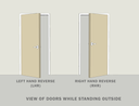 Sargent 16-AD8613J 42" Cylinder Dogging Concealed Vertical Rod Exit Device for Aluminum Doors, Classroom - No Trim
