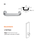 Schlage L9090EU 03L Electrified Mortise Lock, Fail Secure, No Cylinder Override