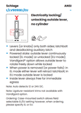 Schlage L9090EU 07A Electrified Mortise Lock, Fail Secure, No Cylinder Override