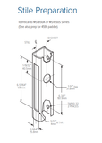 Adams Rite 4900 Heavy Duty Deadlatch, Standard Faceplate