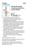 Schlage L9092ELB 06A Electrified Mortise Lock, Fail Safe, w/ Cylinder Outside