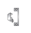 Hes HTD Faceplate Only, 1006 Series, 4-7/8" x 1-1/4", Use with Mortise Locks with 1" Deadbolt