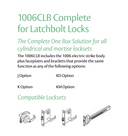 HES 1006CLB-630 Electric Smart Strike, Complete for Latchbolt Locks