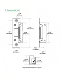 HES 5200-LBM Grade 1 Electric Strike w/ Horizontal Adjustability, Latchbolt Monitor