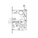 Schlage L283-396 Electrified Mortise Lock Case, L9091, L9093, L9095 w/ Request to Exit