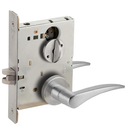 Schlage L9044 12A Mortise Privacy with Coin Turn Outside Lock, w/ 12 Lever and A Rose