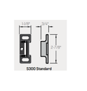 PHI Precision 2201LBRCD Cylinder Dogging Surface Vertical Rod Exit Device, Exit Only, Less Bottom Rod