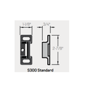 PHI Precision 2202LBRCD Cylinder Dogging Surface Vertical Rod Exit Device, Dummy Trim Prep, Less Bottom Rod