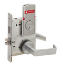Schlage L9466P 06A OS-LOC Utility Room/Storeroom Mortise Lock w/ Exterior Locked/Unlocked Indicator