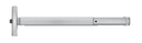PHI Precision 2408 Narrow Stile Rim Exit Device, Key Locks/Unlocks Lever/Knob Prep (No Trim)