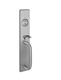 PHI Precision M1705C Wide Stile Key Controls Thumb Piece, "C" Design Pull, Requires 1-1/4" Mortise Type Cylinder