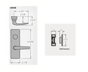 PHI Precision 2110VI V4908B Rim Wide Exit Bar, Classroom Intruder Function, Double Cylinder with Indicator