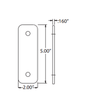 Detex 01PN PN Blank Plate for Value Series Devices