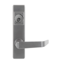 Detex 09BN W-CYL KA Storeroom Lever Trim w/ Cylinder for Value Series Devices