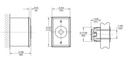 Rixson 991M 689 Electromagnetic Door Holder/Release, Hazardous Location Wall