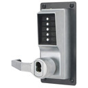 Kaba Simplex LLP1020C Pushbutton Exit Trim w/ Combination and Key Override, Accepts Corbin Russwin 6-Pin LFIC, LHR Doors