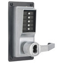 Kaba Simplex LRP1020S Pushbutton Exit Trim w/ Combination and Key Override, Accepts Schlage LFIC, RHR Doors