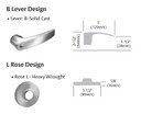 Sargent 60-10XG70 LB Electromechanical Cylindrical Lever Lock (Fail Safe), Accepts Large Format IC Core (LFIC)