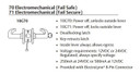 Sargent 60-10XG71 LB Electromechanical Cylindrical Lever Lock (Fail Secure), Accepts Large Format IC Core (LFIC)