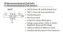 Sargent 70-10XG71 LB Electromechanical Cylindrical Lever Lock (Fail Secure), Accepts Small Format IC Core (SFIC)