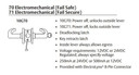 Sargent 70-10XG71 Electromechanical Cylindrical Lever Lock (Fail Secure), Accepts Small Format IC Core (SFIC)