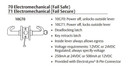 Sargent LC-10XG71 Electromechanical Cylindrical Lever Lock (Fail Secure), Less Cylinder