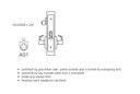 Corbin Russwin ML20906 NSN SAF Fail Safe Mortise Electrified Lock, Outside Cylinder Override