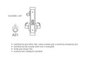 Corbin Russwin ML20906 LSM SAF Fail Safe Mortise Electrified Lock, Outside Cylinder Override