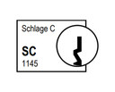 Kaba Ilco 15395SC-0B Cylindrical Knob and Lever Lock Cylinder, Schlage C Keyway, 0-Bitted