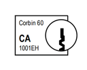 Kaba Ilco 15395CA-KD Cylindrical Knob and Lever Lock Cylinder, Corbin Russwin 60 Keyway, Keyed Different