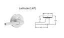 Schlage ND10S LAT Heavy Duty Passage Lever Lock, Latitude Style