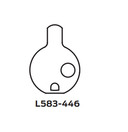 Schlage 20-013 118 1-1/8" Mortise Cylinder with 3/8" Blocking Ring