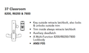 Sargent 70V10-8237 LNJ Classroom Mortise Lock w/ Unlocked/Locked Indicator