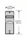 Sargent V40-8265 LNP Privacy Bath/Bedroom Mortise Lock w/ Unlocked/Locked Indicator