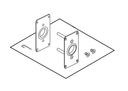 Corbin Russwin 466F74 ML2000/ML2000HS Trim Alignment (Adapter) Packet