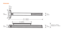 Von Duprin 3327ADT Surface Vertical Rod Exit Device with 386DT Trim