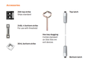 Von Duprin RXEL3327AEO Surface Vertical Rod Exit Device, Electric Latch Retraction, Request to Exit