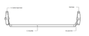 Von Duprin 5547WDCEO-F Fire Rated Wood Door Concealed Vertical Rod Device, Exit Only
