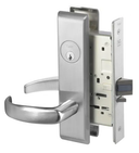 Accentra (Yale) PBCN8805FL 626 Storeroom or Closet Mortise Lever Lock, Pacific Beach Style, Satin Chrome Finish