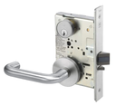 Accentra (Yale) CRR8834FL 626 All Purpose Mortise Lever Lock, Carmel Style, Satin Chrome Finish
