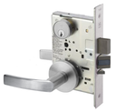 Accentra (Yale) MOR8896FL 626 Fail Safe Mortise Electrified Lever Lock, Monroe Style, Satin Chrome Finish