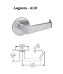 Yale AUR8801FL TRIM PACK Passage Mortise Trim Pack